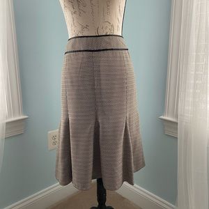 Anne Taylor Loft Flare pleated skirt